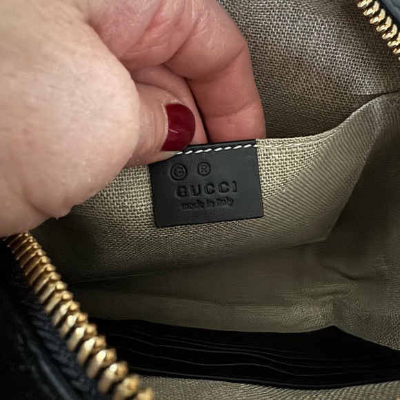 GUCCI Black Leather Bree Crossbody Bag. Brand new. - Picture 7 of 9